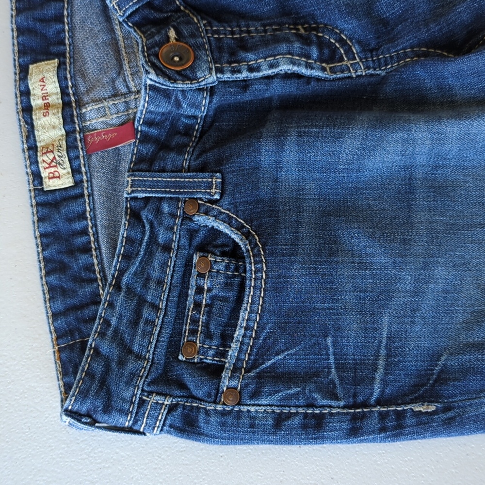 Bke Sabrina denim blue jeans buckle women's size 30x35.5 30 x 35.5 - Picture 2 of 12